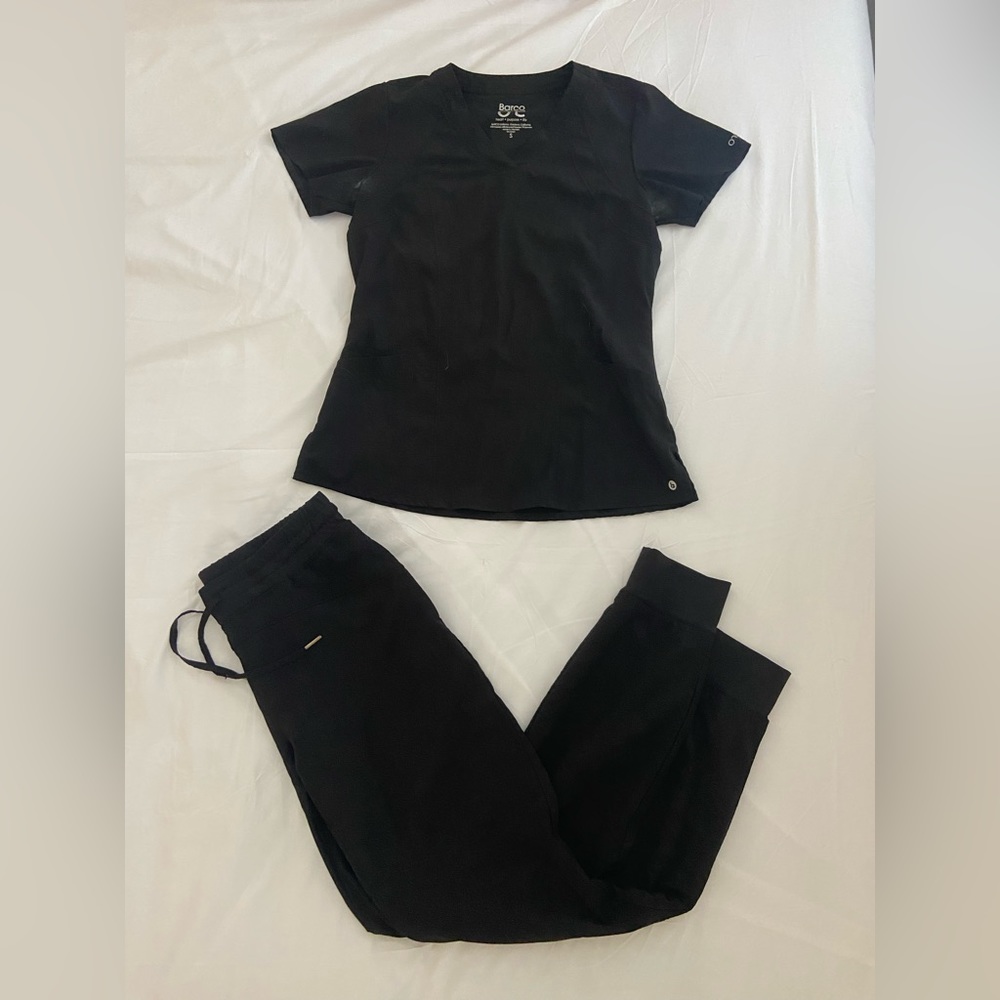Black Barco One Jogger Scrub Set